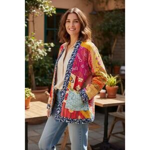 Sevya Handmade - Kantha Reversible Jacket - One Size